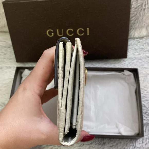 💛Gucci Long Wallet Guccissima Leather Beige💛 - Picture 5 of 12